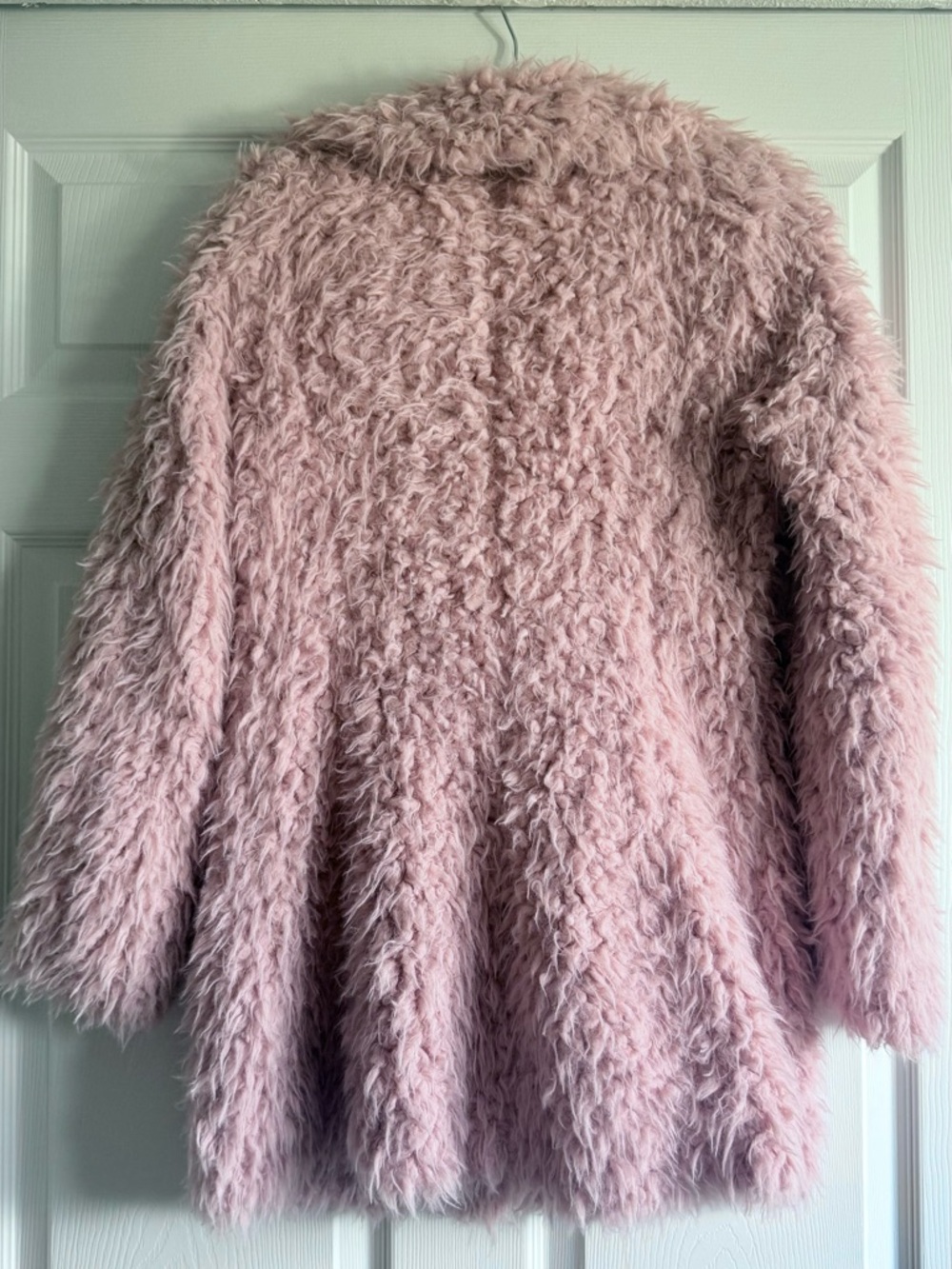 Guess Pink Blush Faux Shearling Teddy Jacket - Picture 4 of 4